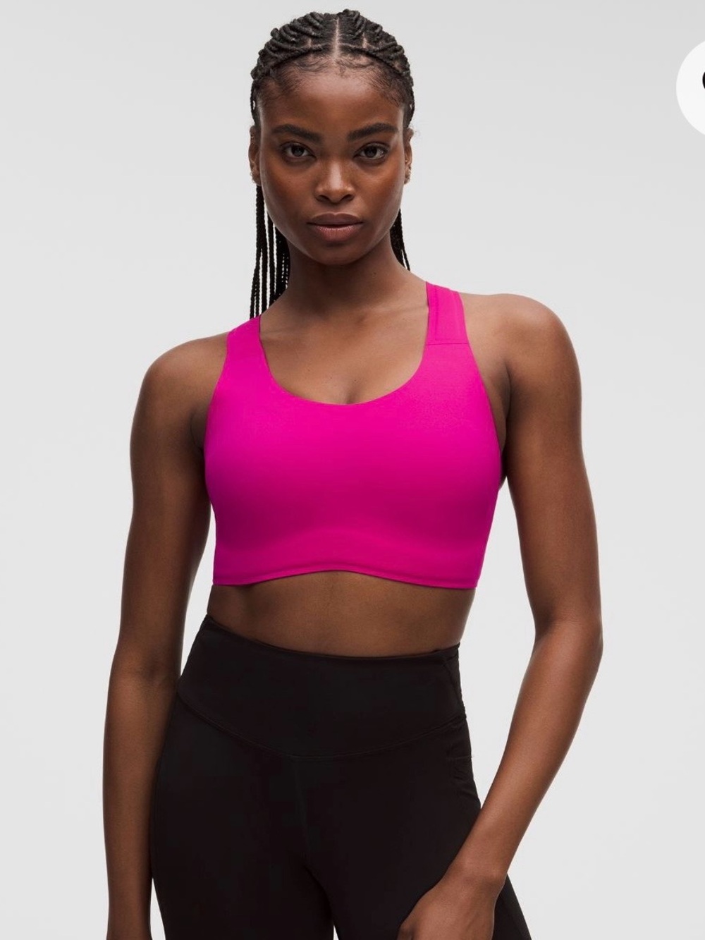 lululemon athletica Go Further Bra — Fuchsia